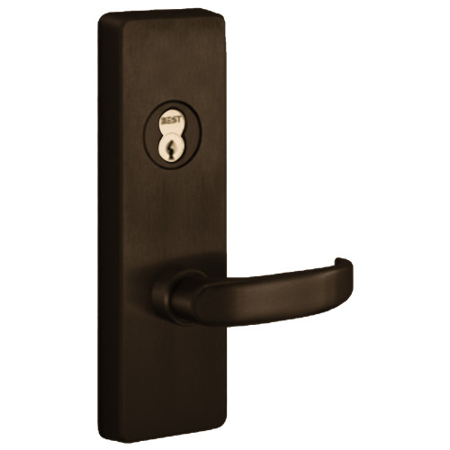 PHI VY4908D 613 LHR Olympian Series Only Trim Key Controls Lever D Lever Design Left Hand Reverse Vandal Resistant Dark Oxidized Satin Bronze Oil Rubbed