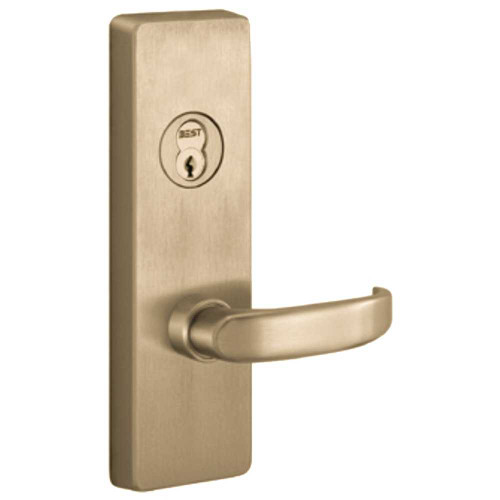 PHI Y4908D 606 LHR Olympian Series Only Trim Key Controls Lever D Lever Design Left Hand Reverse Satin Brass Y4908D 606 LHR