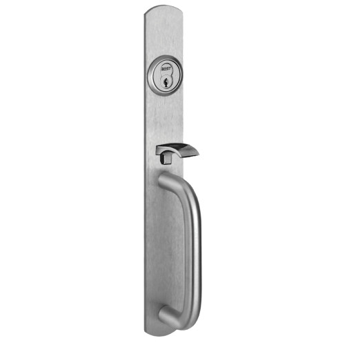 PHI M2005C 630 Apex Series Narrow Stile Trim Key Controls Thumb Piece C Design Pull Requires 1-1/4 In Mortise Type Cylinder Satin Stainless Steel