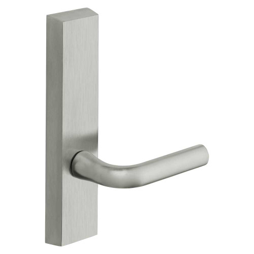 Sargent 710 ETW LHRB 26D Grade 1 Exit Device Trim Dummy For Surface Vertical Rod and Mortise 8700 8900 Series Devices W Lever LHR Satin Chrome 710 ETW LHRB 26D
