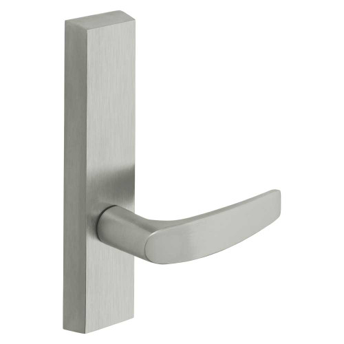Sargent 710-4 ETB RHRB 26D Grade 1 Exit Device Trim Dummy For Concealed Vertical Rod 8400 8600 Series Devices B Lever RHR Satin Chrome 710-4 ETB RHRB 26D