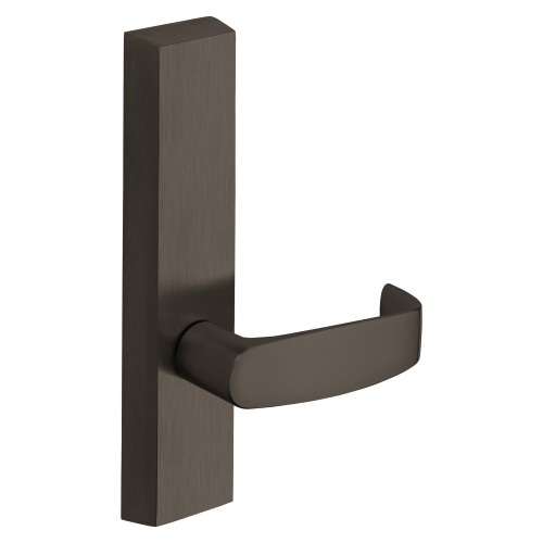 Sargent 710-4 ETL LHRB 10B Grade 1 Exit Device Trim Dummy For Concealed Vertical Rod 8400 8600 Series Devices L Lever LHR Dark Oxidized Satin Bronze Oil Rubbed