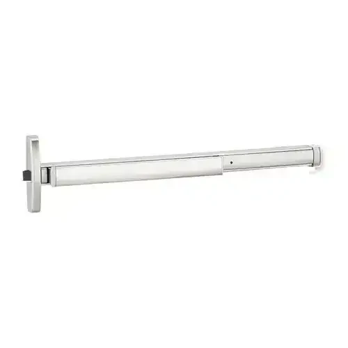 PHI FL5114 689 36 Grade 1 Fire Rated Rim Exit Device Wide Stile Pushpad 36 Device Passage Function Aluminum Painted Finish Non-Handed FL5114 689 36