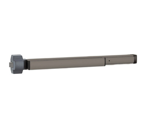 PHI 5101 695 48 Grade 1 Rim Exit Device Wide Stile Pushpad 48 Device Exit Only Function Hex Key Dogging Dark Bronze Painted Finish Non-Handed