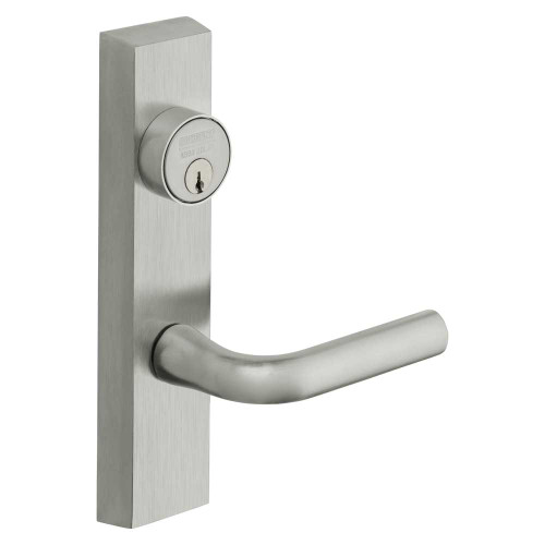 Sargent 775 ETW 12V RHRB 26D Grade 1 Electrified Exit Device Trim Fail Safe Power Off Unlocks Lever Key Retracts Latch For Surface Vertical Rod and Mortise 8700 8900 Series Devices 1-3/4 Mortise Cylinder W Lever 12V RHR Satin Chrome 775 ETW 12V RHRB 26D