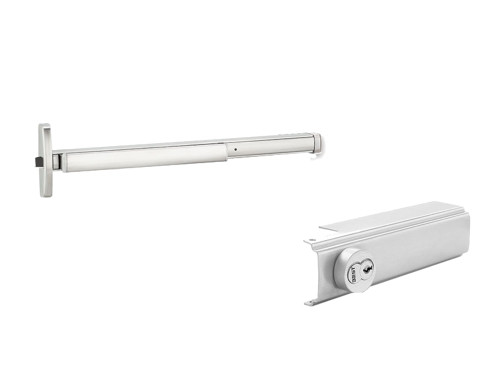 PHI 2715LBR 613 36 Grade 1 Concealed Vertical Rod Exit Device for Wood Doors Wide Stile Pushpad 36 Device Privacy Function Hex Key Dogging Less Bottom Rod Dark Oxidized Satin Bronze Oil Rubbed Finish Field Reversible 2715LBR 613 36