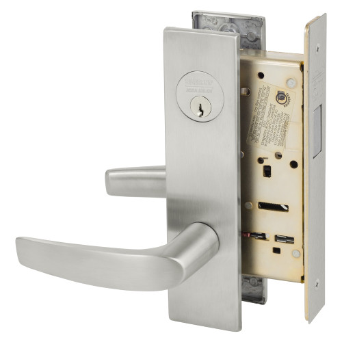 Sargent 8229 LE1B 32D Grade 1 Dummy Trim Deadlock Mortise Lock B - Lever LE1 - Escutcheon Field Reversible Conventional Cylinder ASA Strike Satin Stainless Steel Sargent 8229 LE1B 32D Grade 1 Dummy Trim Deadlock Mortise Lock B - Lever LE1 - Escutcheon Field Reversible Conventional Cylinder ASA Strike Satin Stainless Steel