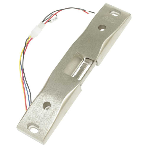 RCI 0162 32D Electric Strike 3/4 Surface for Rim Devices 12/24VDC 12 to 24VAC Fail Secure Satin Stainless Steel 0162 32D