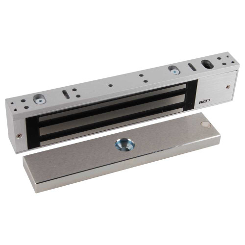RCI 8371 DSS/SCS 28 Single 750 Lb Minimag 12/24 VDC Door Status Sensor Security Condition Sensor Single Outswing Doors Brushed Aluminum 8371 DSS/SCS 28
