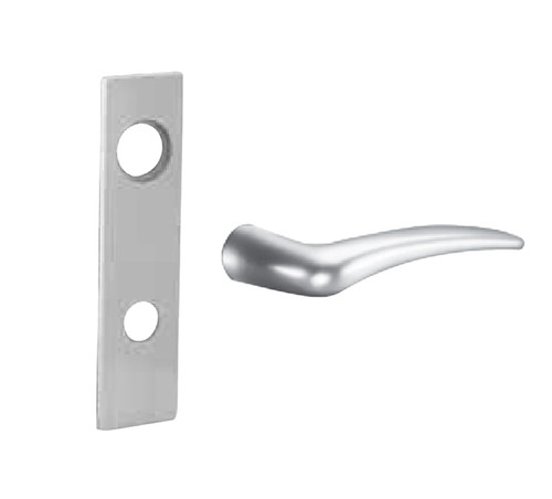 Sargent 8271-24V LW1A 26D LH Fail Secure 24V Electrified Mortise Lock LW1 Escutcheon A Lever Left Hand Satin Chrome 8271-24V LW1A 26D LH