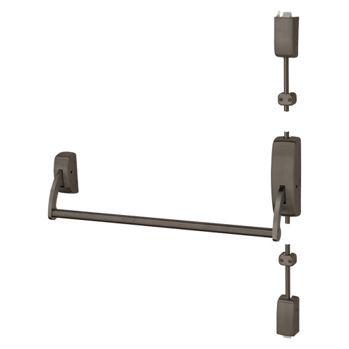 Sargent 9710 LHR 10B Surface Vertical Rod Exit Device Exit Only LHR Oil Rubbed Bronze 9710 LHR 10B