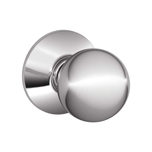 Schlage Residential F10 ORB 625 Passage Latch Orbit Knob Bright Chrome F10 ORB 625