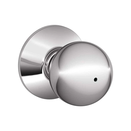 Schlage Residential F40 ORB 625 Privacy Lock Orbit Knob Bright Chrome F40 ORB 625