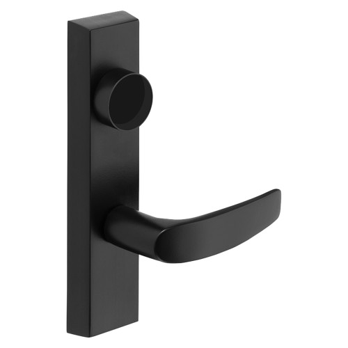 Sargent LC-706-8 ETB LHRB BSP Grade 1 Exit Device Trim Storeroom Function Key Unlocks Trim Trim Retracts Latch/Trim Relocks when Key is Removed For Rim 8800 and NB8700 Series Devices Less Cylinder B Lever LHR Black Suede Powder Coat LC-706-8 ETB LHRB BSP