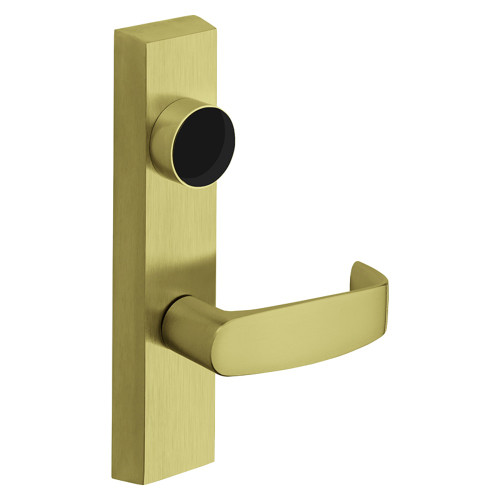 Sargent LC-706-8 ETL LHRB 4 Grade 1 Exit Device Trim Storeroom Function Key Unlocks Trim Trim Retracts Latch/Trim Relocks when Key is Removed For Rim 8800 and NB8700 Series Devices Less Cylinder L Lever LHR Satin Brass