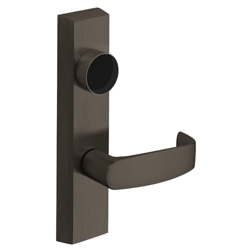 Sargent LC-743 ETL RHRB 10B Grade 1 Exit Device Trim Classroom Function Freewheeling Trim Key Outside Unlocks/Locks Trim For Surface Vertical Rod and Mortise 8700 8900 Series Devices Less Cylinder L Lever RHR Dark Oxidized Satin Bronze Oil Rubbed
