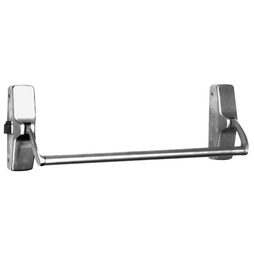 Falcon XX-R-EO US3 4FT RHR XX Series Crossbar Device Rim Exit Only 4 Ft Device Right Hand Reverse Bright Brass XX-R-EO US3 4FT RHR
