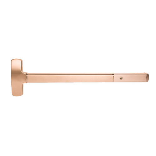Falcon 25-M-NL-OP 3 10 RHR 25 Series Exit Device Mortise with Night Latch Optional Pull 3 Ft Device Satin Bronze Clear Coated 25-M-NL-OP 3 10 RHR