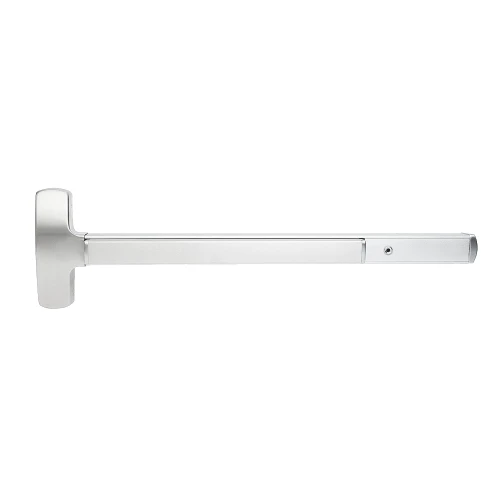 Falcon EL25-M-K 3 26 RHR Electrified 25 Series Exit Device Mortise with Knob Trim 3 Ft Device Bright Chrome EL25-M-K 3 26 RHR