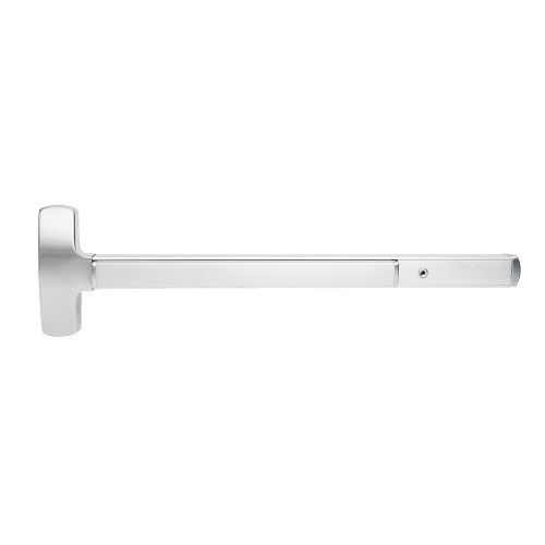 Falcon EL25-M-L-DT-D 3 32 RHR Electrified 25 Series Exit Device Mortise with Dummy Trim Dane Lever Design 3 Ft Device Bright Stainless Steel EL25-M-L-DT-D 3 32 RHR