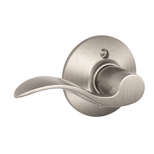 Schlage Residential F170 ACC 619 LH Grade 2 Single Dummy Accent Lever Satin Nickel Finish