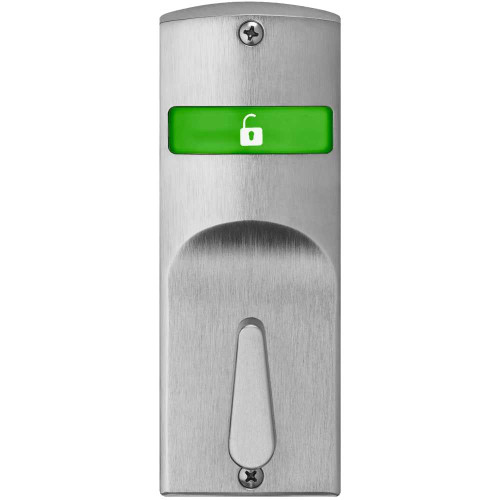 Sargent SA196 26D V03 Mortise Indicator Kit for Sectional Trim with Thumbturn Interior Displays Icons Only in Green & Red Satin Chrome Finish SA196 26D V03