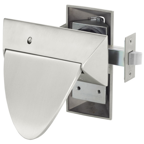 Sargent SG24-HPU65 ALP 32D RHR HP Series Tubular Lockset Privacy Function Push/Pull ALP Trim Right Hand Reverse MicroShield Antimicrobial Powder Coat 2-3/4 In Backset Satin Stainless Steel Finish