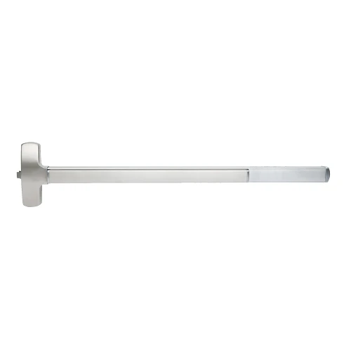 Falcon ELF-25-R-512DT 4 26D Electrified Fire Rated 25 Series Exit Device Rim with Dummy Pull Trim 4 Ft Device Satin Chrome ELF-25-R-512DT 4 26D