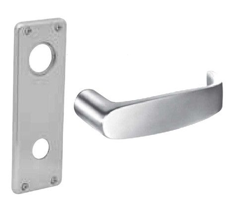 Sargent TR-8205 WTL 26D Office or Entry Mortise Trim WT Escutcheon L Lever Trim Pack Only Satin Chrome TR-8205 WTL 26D