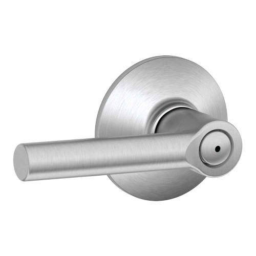 Schlage Residential F40 BRW 626 Grade 2 Privacy Lock Broadway Lever Satin Chrome Finish F40 BRW 626