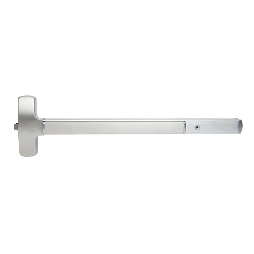 Falcon EL25-R-K-BE 3 26D Electrified 25 Series Exit Device Rim with Blank Escutcheon Knob Trim 3 Ft Device Satin Chrome EL25-R-K-BE 3 26D