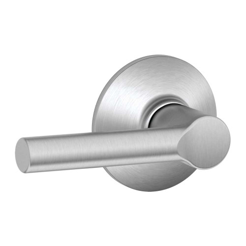 Schlage Residential F10 BRW 626 Grade 2 Passage Latch Broadway Lever Satin Chrome Finish F10 BRW 626