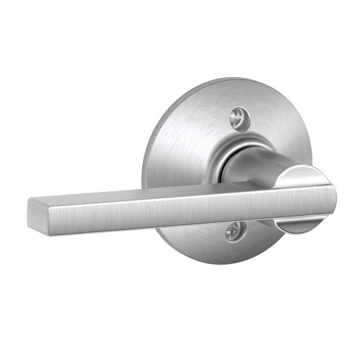 Schlage Residential F170 LAT 626 Grade 2 Single Dummy Latitude Lever Satin Chrome Finish F170 LAT 626