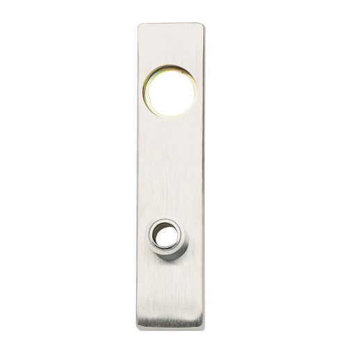 Schlage 09-639L 630 KN Outside Full Face Cylinder x Knob L Escutcheon & Bushing Satin Stainless Steel 09-639L 630 KN