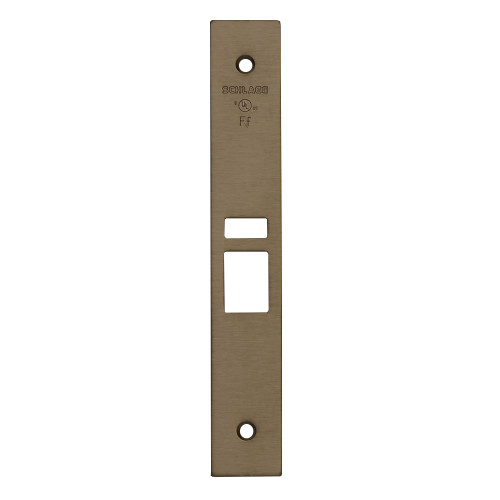 Schlage 09-663 613 Armor Front L Series Latch x Auxiliary Latch Oil Rubbed Bronze 09-663 613