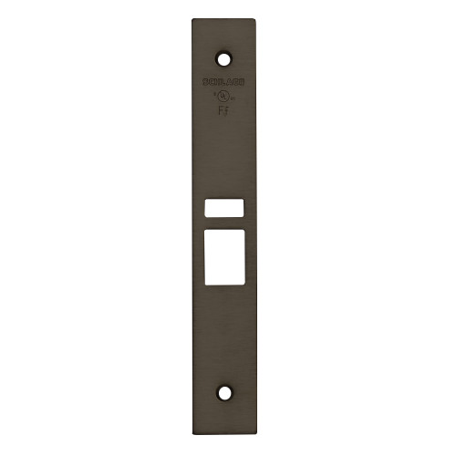 Schlage 09-663 643E Armor Front L Series Latch x Auxiliary Latch Aged Bronze 09-663 643E