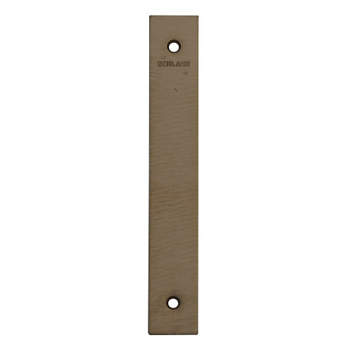 Schlage 09-667 613 Armor Front L Series 11/16 Wide for 1-3/8 Doors Blank Oil Rubbed Bronze 09-667 613