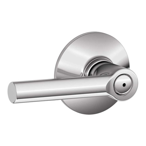Schlage Residential F40 BRW 625 Grade 2 Privacy Lock Broadway Lever Bright Chrome Finish F40 BRW 625
