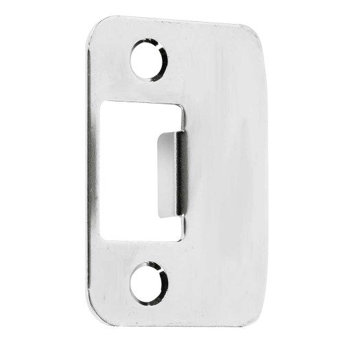 Schlage 10-027 625 Full Lip Strike 1-5/8 x 2-1/4 1/4 Round Corner Bright Chrome 10-027 625