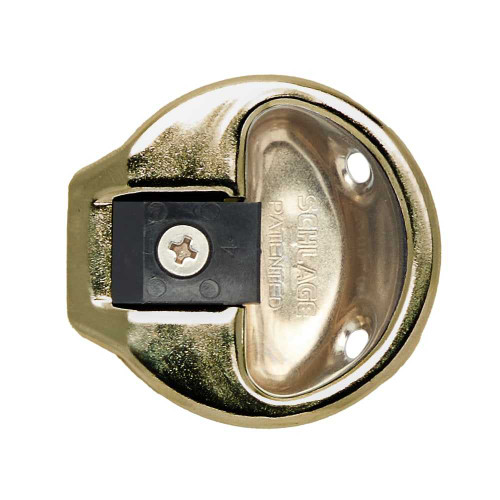 Schlage 10-058 609 Circular Adjustable Strike 1-3/4 Dia 1-7/32 Lip Antique Brass 10-058 609