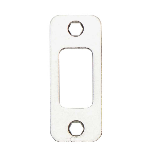 Schlage 10-116 626 Deadbolt Strike 1-1/8 x 2-3/4 Round Corner No Lip Satin Chrome 10-116 626