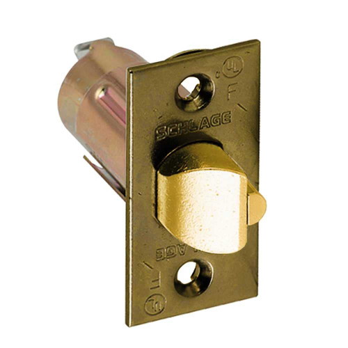 Schlage 11-096 609 Deadlatch A Series 2-3/4 Backset 1-1/8 x 2-1/4 Face Square Corner Antique Brass 11-096 609