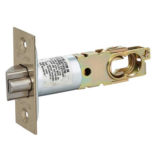 Schlage 16-203 619 Deadlatch S Series Adjustable 2-3/8 or 2-3/4 Backset 1 x 2-1/4 Face Square Corner Satin Nickel 16-203 619