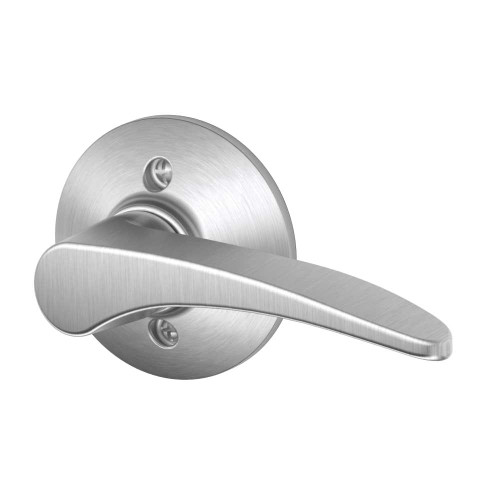 Schlage Residential F170 MNH 626 RH Grade 2 Single Dummy Manhattan Lever Satin Chrome Finish F170 MNH 626 RH