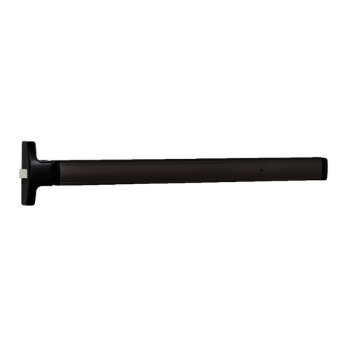 Falcon EL1790EO 32IN DC13 Rim Type Pushpad Exit Device 32 Exit Only Electric Latch retraction Dark Bronze Anodized Aluminum EL1790EO 32IN DC13