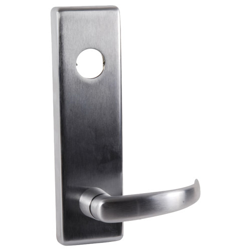 Falcon 510L-Q US26D 25 Series Lever Trim Classroom Function Quantum Lever Design Satin Chrome