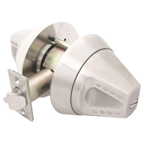 TownSteel CRX-K-76-630 Heavy Duty Ligature Resistant Knob Grade 1 Privacy Non Keyed ANSI 2-3/4 Backset Satin Stainless Steel Finish