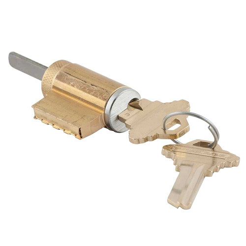 Schlage 23-001 C 626 Key-in-Knob Cylinder 6-pin C Keyway Keyed Different 2 Keys Satin Chrome Finish Non-handed 23-001 C 626