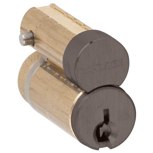 Schlage 23-030 S123 643E FSIC Core 6-pin S123 Keyway 1 Bitted 2 Keys Aged Bronze Finish Non-handed 23-030 S123 643E