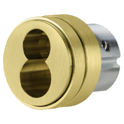 Schlage 26-094 606 1-1/2 In FSIC Mortise Housing Straight Cam Compression Ring Spring 3/8 In Blocking Ring Satin Brass Finish Non-handed